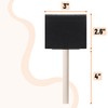 Bates- Foam Paint Brushes, 3", 40 Pack, Black Sponge Brushes