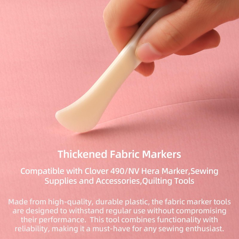 (2-Pack) Calvana Sewing Seam Marker, Fabric Markers for Quilting, Compatible