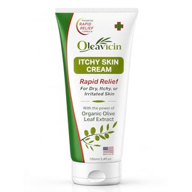 Oleavicin Crema Orgánica Extra Fuerte Antipicazón para Alivio de Piel Seca y con Picazón – Tratamiento Natural de Hongos y Erupciones con Extracto de 