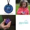 Munchables Sensory Bubble Popper Chew Necklace and Fidget Toy Combination