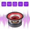DWEII 4 Pack 4Ohm 5W Full Range Audio Speaker Bass