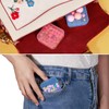 Mathtoxyz Small Bead Organizers(Red, Blue), 45 Pieces Plastic Storage Cases