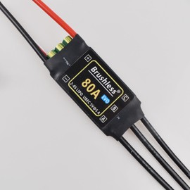 KINGMODEL RC Helicopter 80A Brushless BHLeli HV ESC 2-6S LiPo Battery UBEC 5A/5V Output RC Airplane FPV Racing Quad Fixed Wing Multi-axis Drone Quadcopter Aircraft