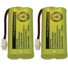 JustGreatDealz Battery BT8001 / BT8000 / BT8300 / BT18433 / BT28433 / BT184342 / BT284342 / 89-1335-00/89-1344-01 / BATT-6010 / CPH-515D Compatible with AT&T Cordless Telephones (2-Pack)