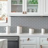 RoomMates TIL4573FLT StickTiles Gray Subway Peel and Stick Tile Backsplash