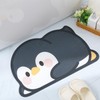 Tyrafry Cute Animal Bath Mat - Lovely Penguin Non-Slip Super
