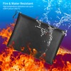 Fireproof Document Bag Silicone Coated Fiberglass Fireproof and Waterproof Money