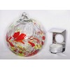 Milford Collection Hanging Glass Birthstone Nightlight Globe - Peridot -