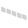 5Pcs Aluminum Profiles End Cover 8080 Double Slot Ends Caps