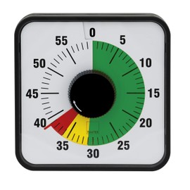 TimeTex Zeitdauer-Uhr, magnetisch, 19 cm x 19 cm, Ampelscheibe