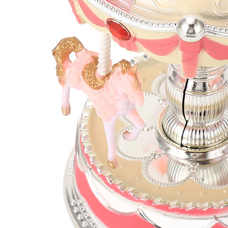 Novelty LED Merry GO Round Music Box Carousel Musical Box