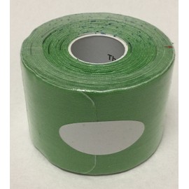 Therapist’s Choice® Kinesiology Tape Pre-Cut Roll (2-Inch x 16.4-Feet) (Hot Green)