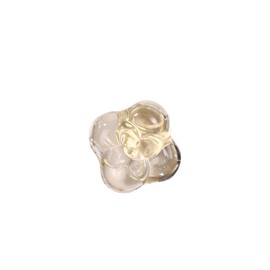 MAXWOLF Elegant Crystal & Brass Flower Cabinet Knobs - Single Hole Hardware for Modern Kitchens, Bathroom Vanities, Bedroom Dressers - Vintage to Luxury Styles,1.5" (6)