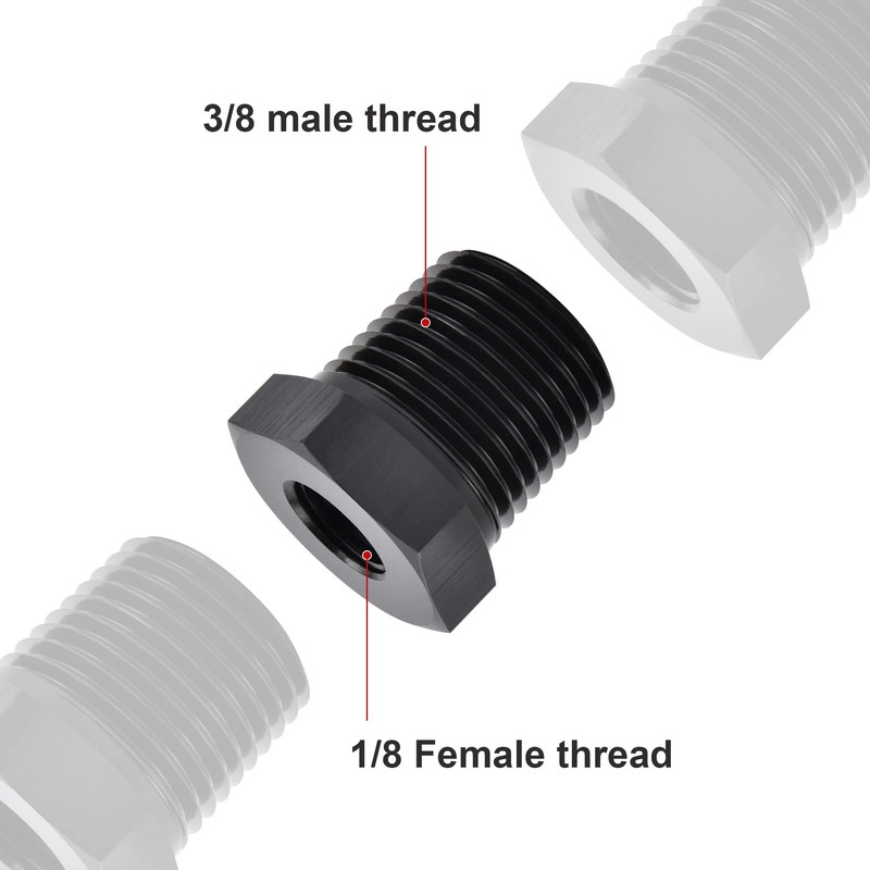 EVIL ENERGY 3/8" NPT Male to 1/8" NPT Female Reducer