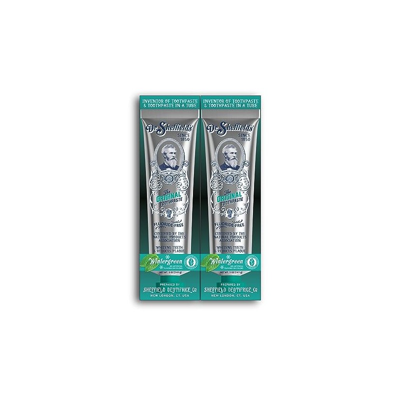 Dr. Sheffieldâ€TMs Certified Natural Toothpaste, 5 OZ (Wintergreen) - 2
