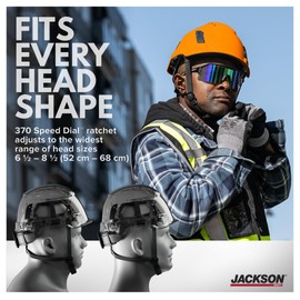 Jackson Safety XS2-500 Type 2 Hard Hat - Vented Construction Safety Helmet with Side Impact Protection - ANSI Z89.1 Type 2 Class C & OSHA Compliant (Multiple Colors)
