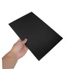 Ipetboom 3pcs Anodized Aluminum Plaques Black Metal Plate Blanks for