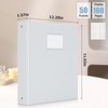 Uquelic Presentation Binder Folder, A4 Display Folder with 50 Punched