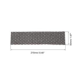 PATIKIL 8.5" x 2" x 0.2" Air Conditioner Foam Filter, 3 Pack Air Filtering Replacement Washable Reusable for Air Conditioning Purifiers, Black