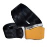 Skybelt Airplane Belt Gold - Silver/Black Trouser Belt Adjustable Length,