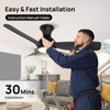 Consciot Ceiling Fan With Light, 44 Inch Low Profile Ceiling