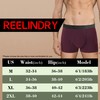REELINDRY Men’s Incontinence Underwear Washable Leak Proof Boxer Briefs Absorbency