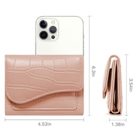 FALAN MULE Small Wallet for Women Bifold Card Holder Women Leather Purse