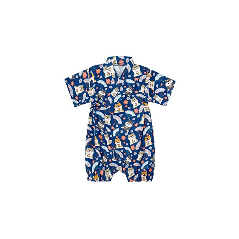 PAUBOLI - Pijama tipo kimono japonés de algodón para bebé,
