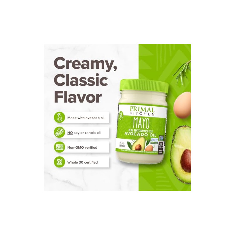 Primal Kitchen - Mayo hecho con aceite del aguacate -