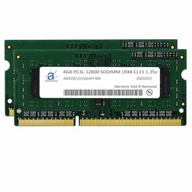 Adamanta 8GB (2x4GB) Compatible for Dell XPS 15 L521X Laptop DDR3 1600MHz PC3-12800 SODIMM 1Rx8 CL11 1.35v Notebook Memory Module Upgrade RAM