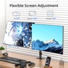 Suptek Dual Ultrawide Monitor Desk Mount,Fully Adjustable Dual Monitor Arm