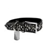Jacqueline Kent Diamonds in The Ruff Dog Rhinestone Crystal Collar, Medium (Black)