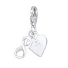 Nenalina 0409820220 Heart Infinity Lobster Clasp Charm Pendant for Charm