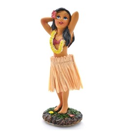 DIXIE STORE Nodding Figure Car Funny Hawaii Decorative Car - 11 cm Nodding Figure Car Gadget - Nodding Dog for Car Decoration Indoor - Cars Toy - Car Interior Accessories Interior Decoration - Aloha
