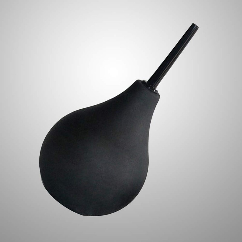 HEALIFTY 224ml Ear Syringe Bulb Black Rubber Suction Size L