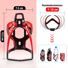 Bottle Holder Bicycle Drink Holder Bicycle Improved Version Water Bottle Holder Beautiful Unbreakable Lightweight Water Bottle Holder Bottle Holder for MTB Road Bike Mountain Bike