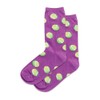 Hot Sox Kid's Tennis Crew Socks 1 Pair, Purple, Kid's