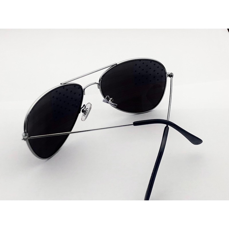 Goson American Flag Mirror Aviator Novelty Decorative Sunglasses (Silver)