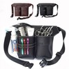 Hairdresser Scissor Tool Storage Hip Waist Bag Hip Bag Brown