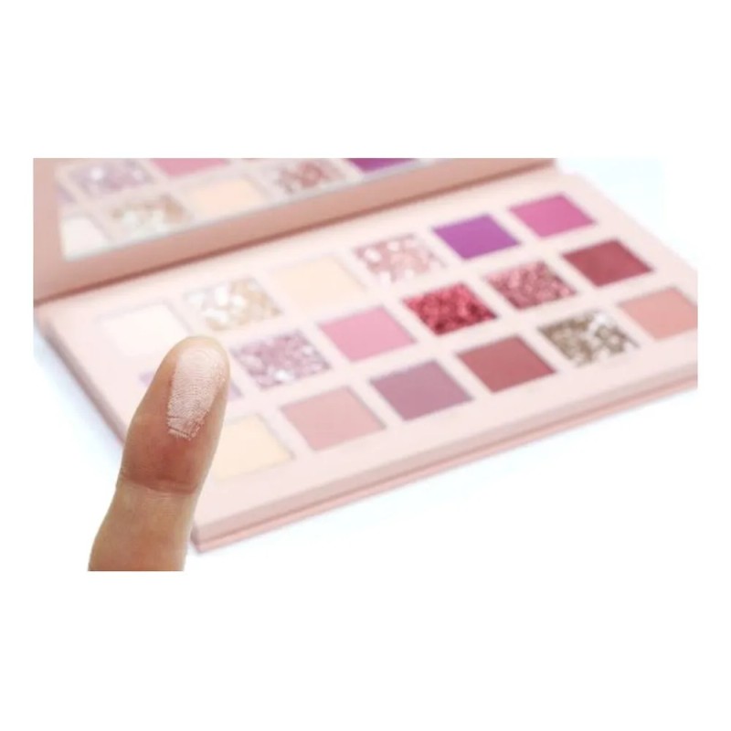 Paleta Huda Beauty The New Nude 18 Sombras Waterproof Axiu