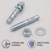 SKIR'CO (Pack of 8) Galvanised Wedge Anchors M12 x 80