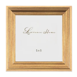 Lawrence Frames 5"L x 5"W Sutter Burnished Gold Picture Frame