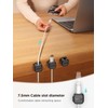 6 Pack Magnetic Cable Clips [Cable Smooth Adjustable] Cord Holder,
