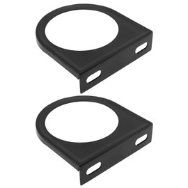 LT Easiyl 2pcs 52mm Car Single Hole Meter Gauge Duty Gauge Holder Gauge Panel for Cars Trucks Boats Motorcycles Black