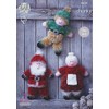 King Cole Tinsel Chunky Knitting Pattern Christmas Toys - 9029