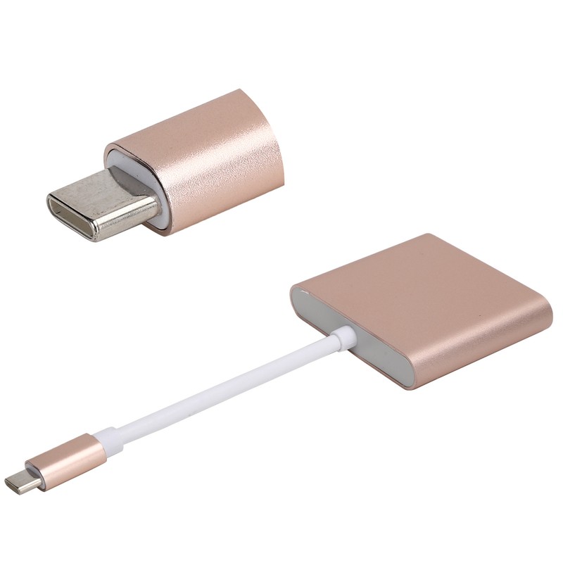 USB C Adpater 3.1 3 in 1 Hub Converter Dock