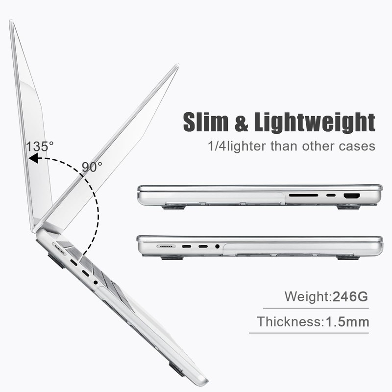 YSCLBAHUKE Case for 2026-2021 MacBook Pro16 inch M5 M4 M3