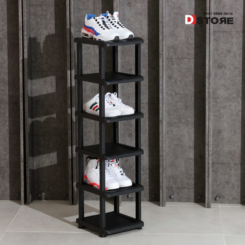 Domestic prefabricated entrance open type mini shoe organizer plastic shoe