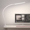 LED Desk Lamp With Clamp, 10W Gooseneck Lamps Touch Control,Swing