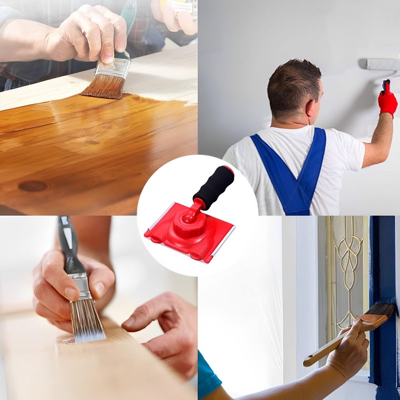 MZSX Multifunctional Paint Edging Tool, with 2 Replacement Pads and